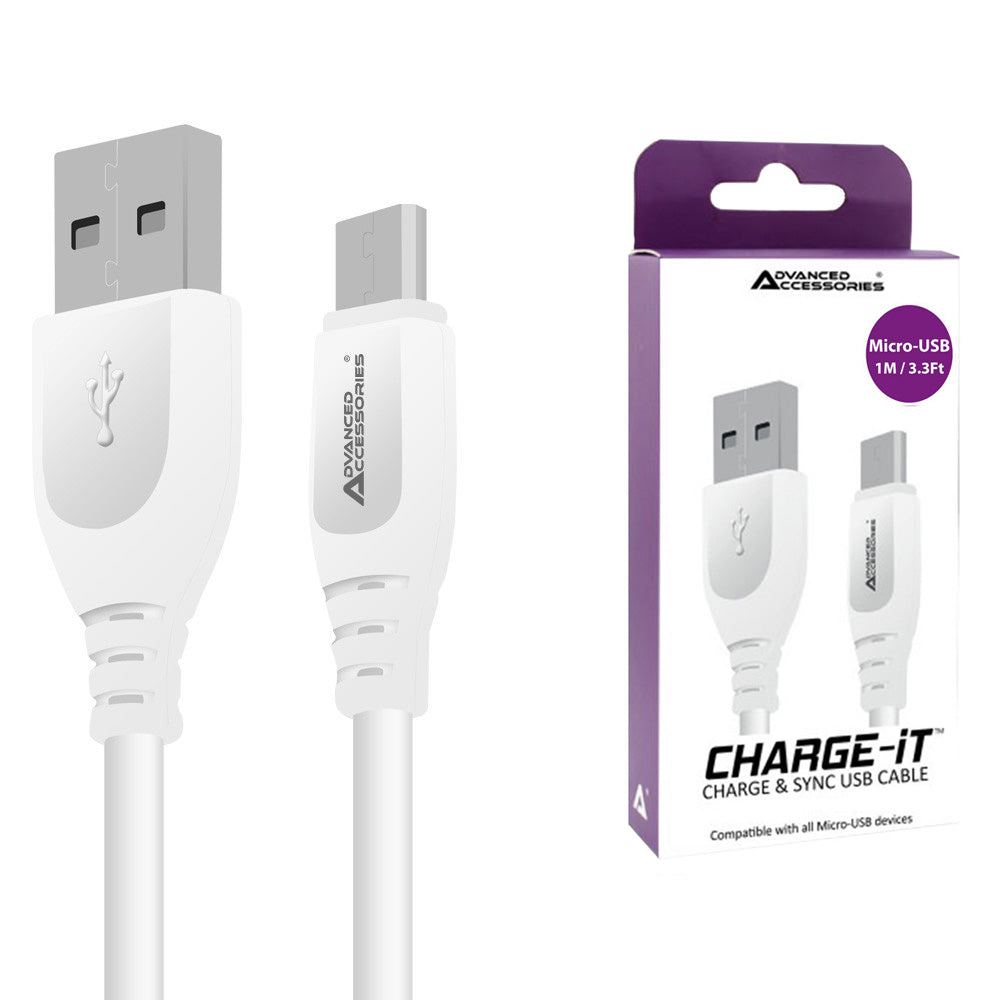 Charge-iT USB-A To Micro-USB Charge & Sync Cable - 1 Metre
