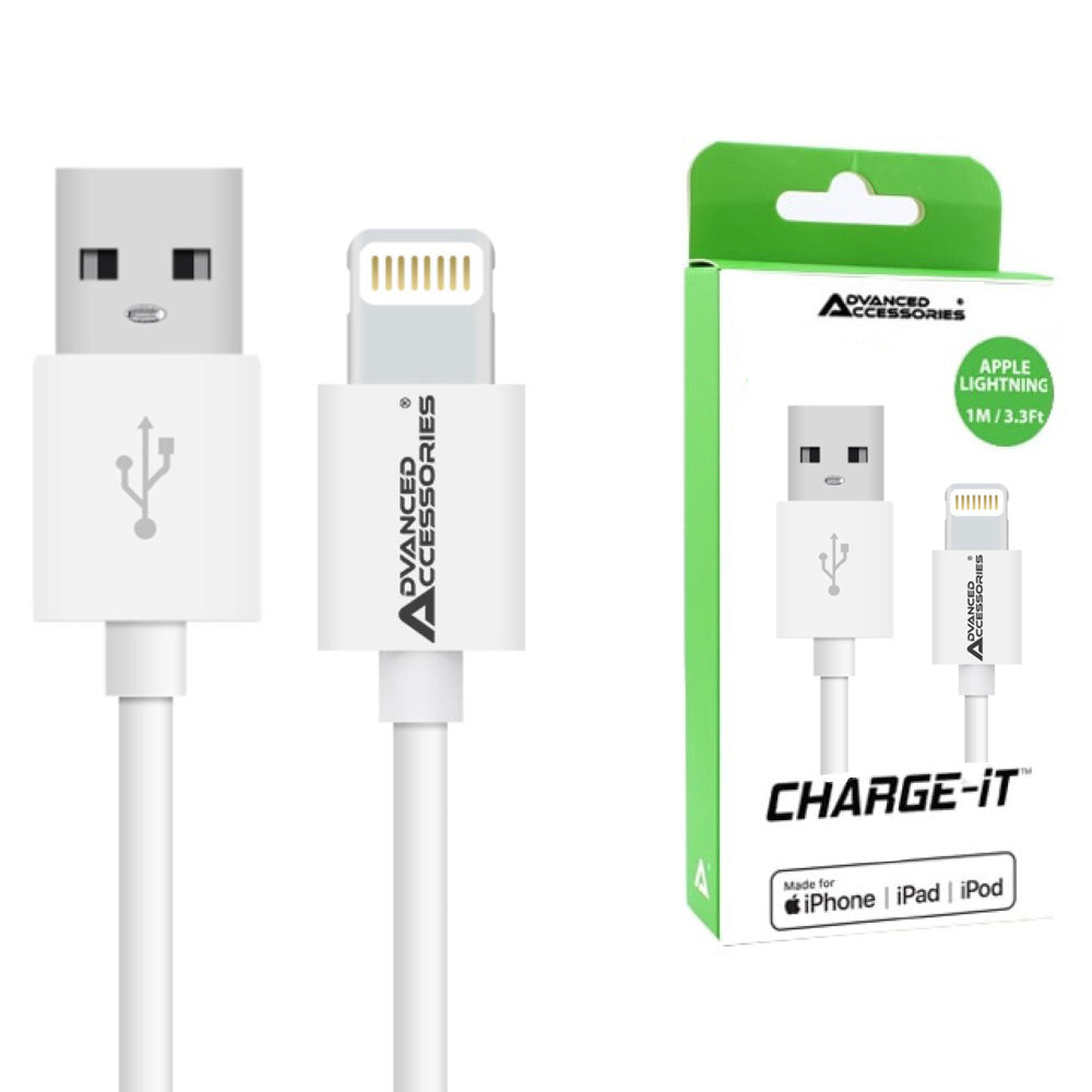 Charge-iT USB-A to MFi Lightning Charge & Sync Cable - 1 Metre