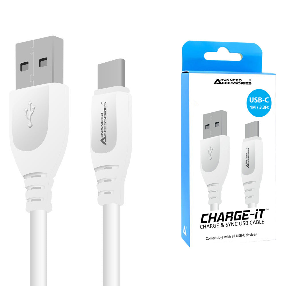 Charge-iT USB-A To USB-C Charge & Sync Cable - 1 Metre