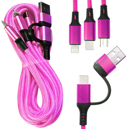 Charge-iT Premium 6in1 USBA/USB-C Cable - 3 Metres