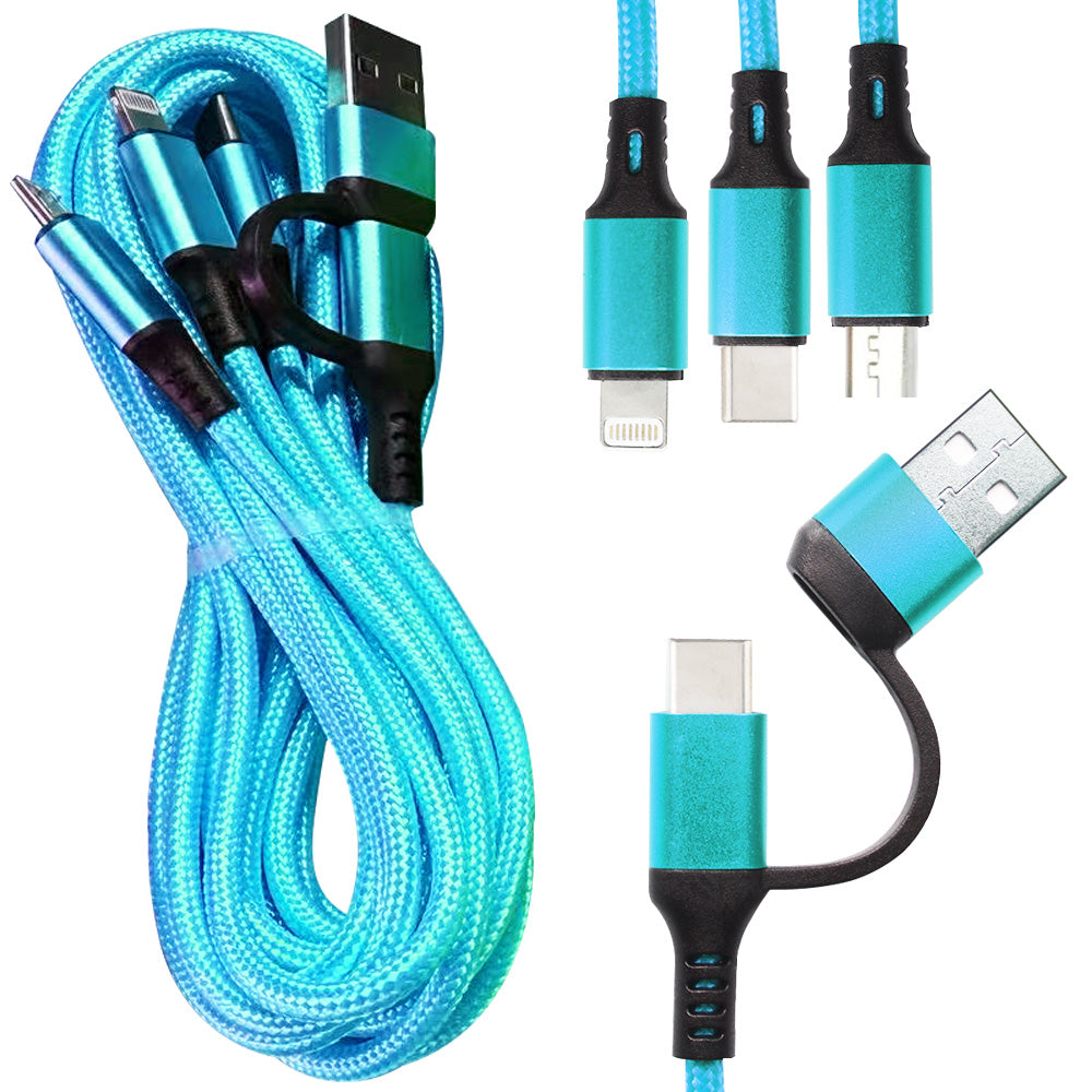 Charge-iT Premium 6in1 USBA/USB-C Cable - 3 Metres