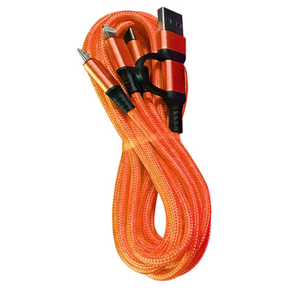 Charge-iT Premium 6in1 USBA/USB-C Cable - 3 Metres