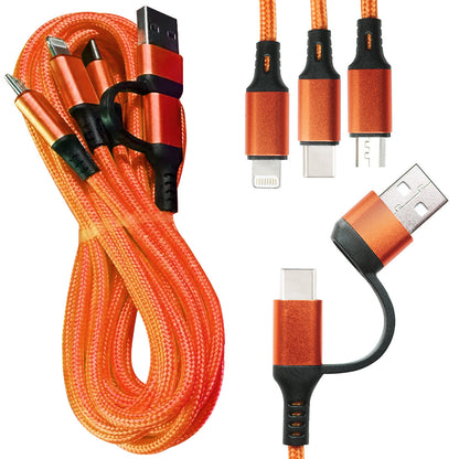 Charge-iT Premium 6in1 USBA/USB-C Cable - 3 Metres