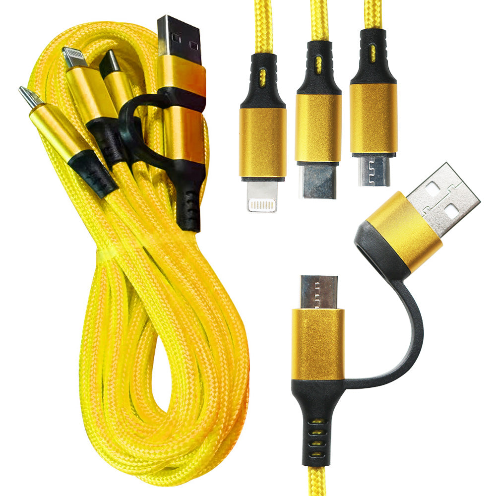 Charge-iT Premium 6in1 USBA/USB-C Cable - 3 Metres