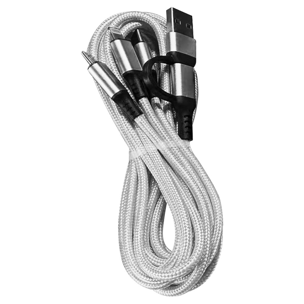 Charge-iT Premium 6in1 USBA/USB-C Cable - 3 Metres