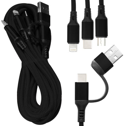 Charge-iT Premium 6in1 USBA/USB-C Cable - 3 Metres